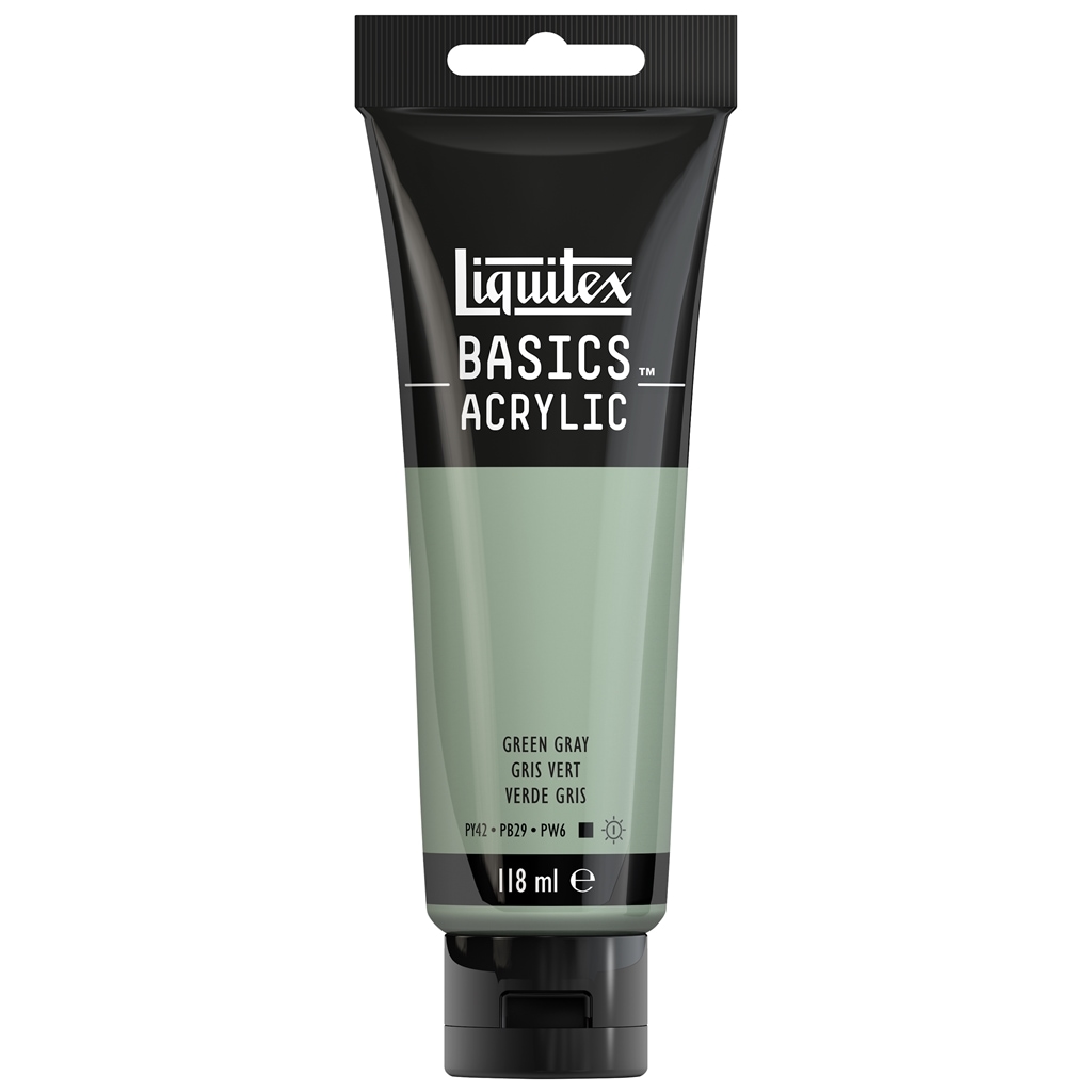 リキテックス ベーシックス 118mL 205(211) グリーン グレー (16005205) Liquitex BASICS