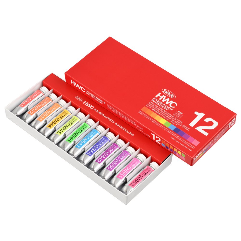 ホルベイン透明水彩絵具 15ml 5号 W894 ルミナスカラー12色