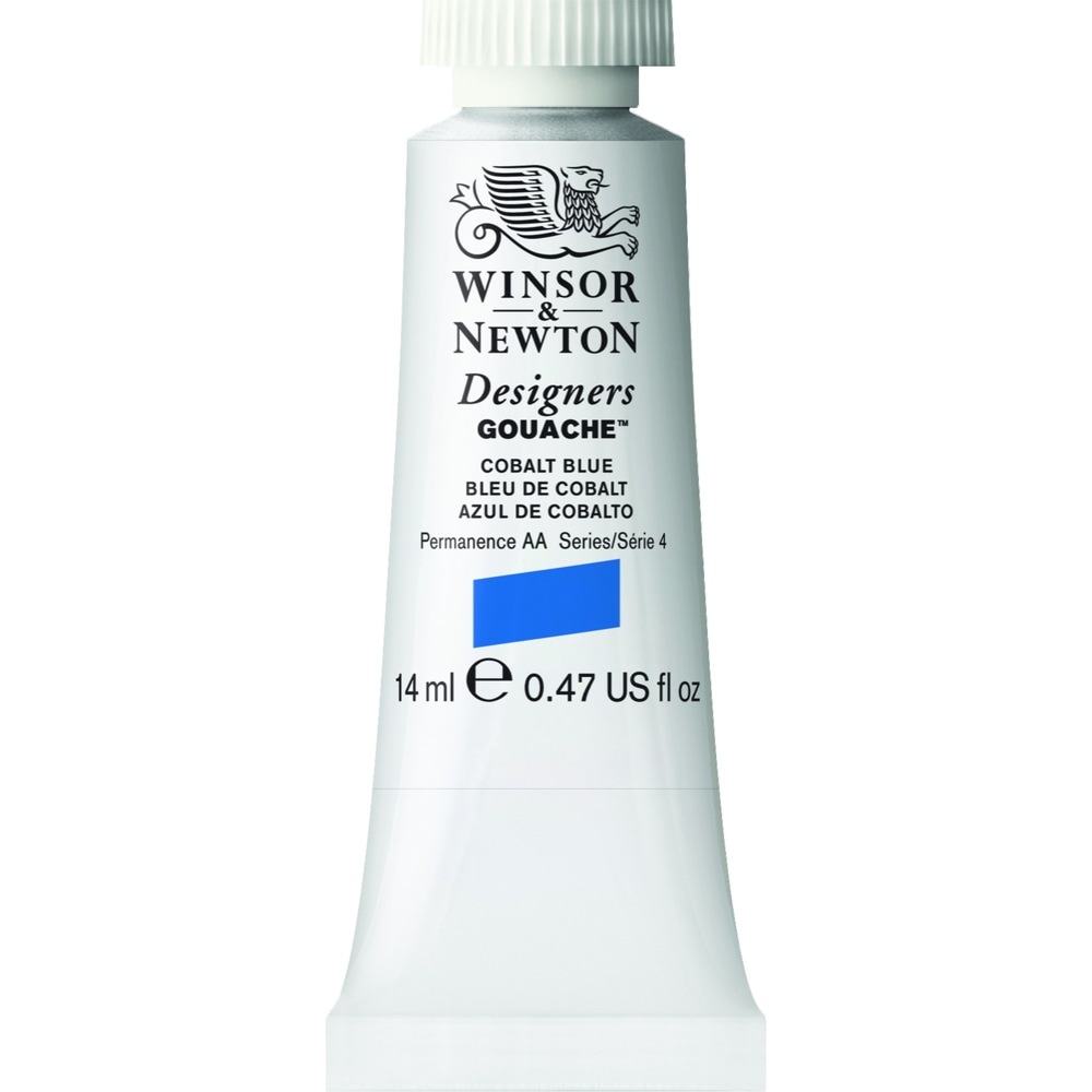 [3本セット] W&N DGC 14ml 178(8840477) コバルトブルー Winsor&Newton デザイナーズ・ガッシュカラー 不透明水彩絵具