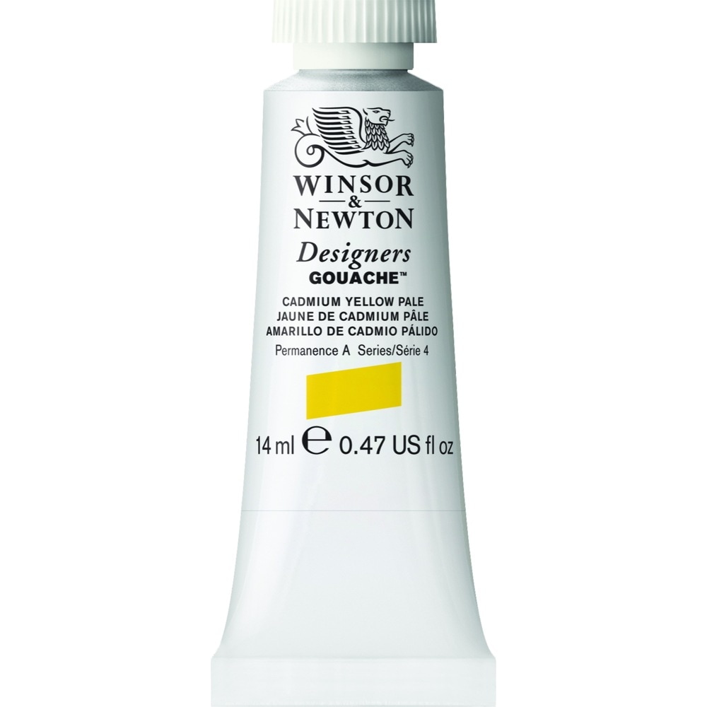 [3本セット] W&N DGC 14ml 118(8840480) カドミウムイエローペール Winsor&Newton デザイナーズ・ガッシュカラー 不透明水彩絵具