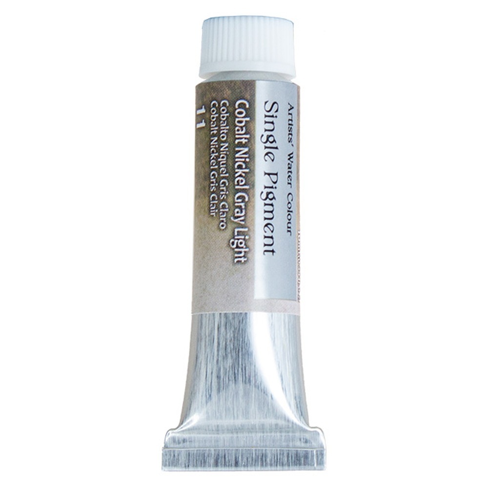 [3本セット] クサカベ シングルピグメント 透明水彩絵具 4号(10ml) 11 コバルトニッケルグレー ライト 【グラニュレーション（G）】