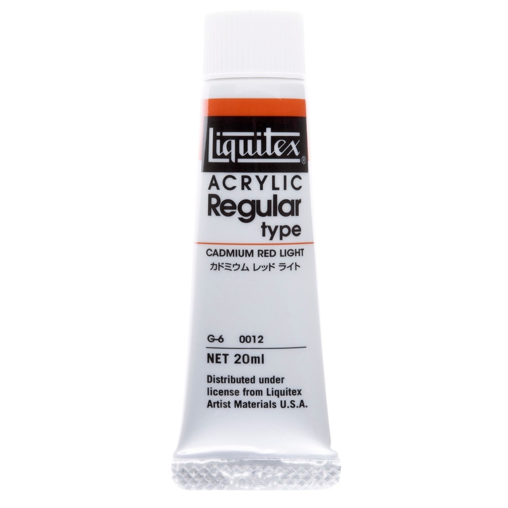 [3本セット] リキテックス レギュラー 6号(20ml) 012 カドミウムレッドライト アクリル絵具 Liquitex (15101012)