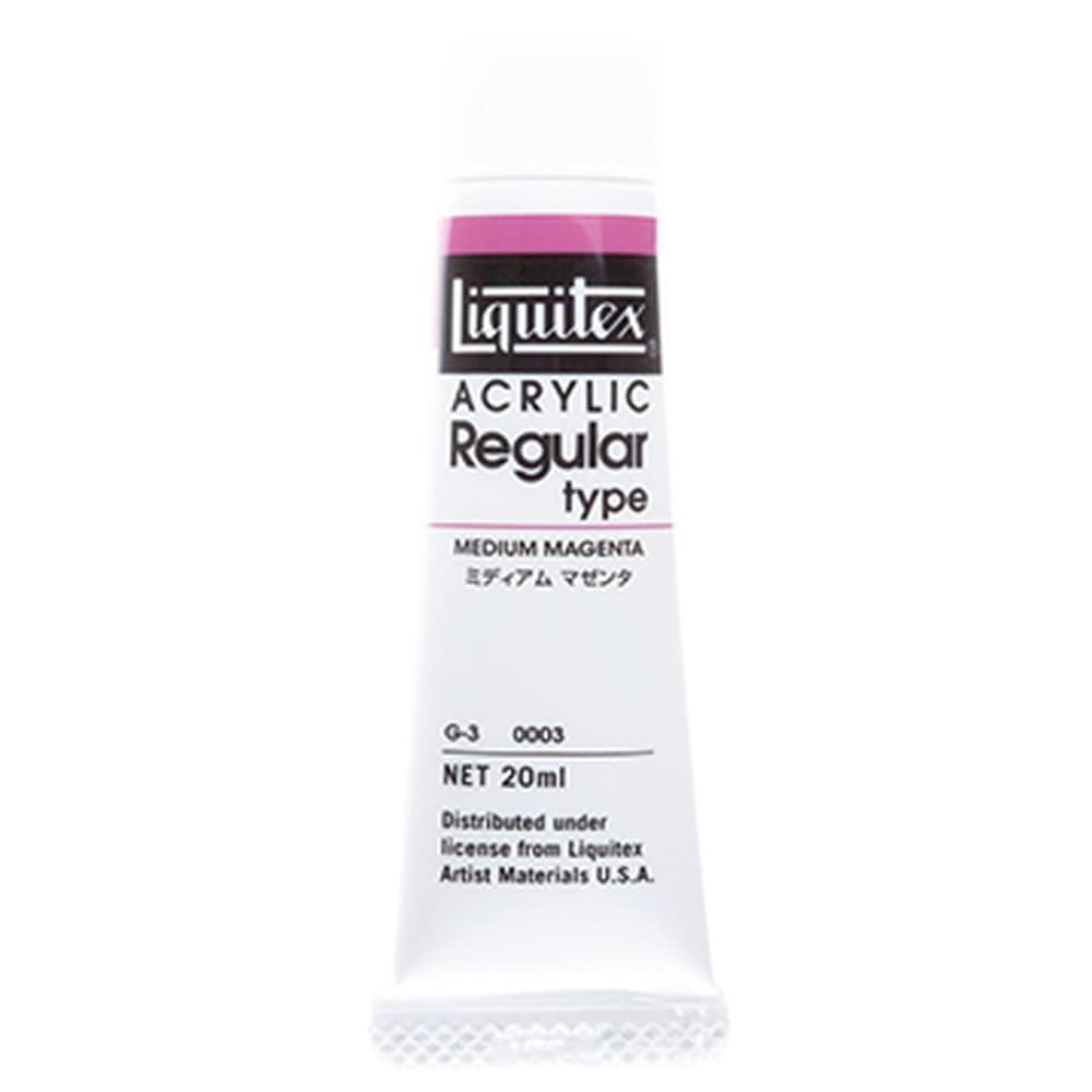 [3本セット] リキテックス レギュラー 6号(20ml) 003 ミディアムマゼンタ アクリル絵具 Liquitex (15101003)