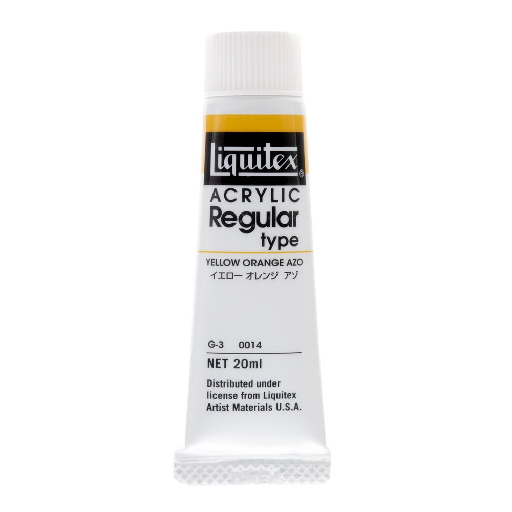 [3本セット] リキテックス レギュラー 6号(20ml) 014 イエローオレンジアゾ アクリル絵具 Liquitex (15101014)