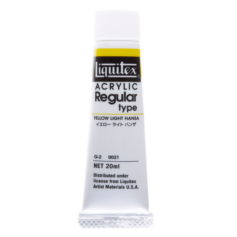 [3本セット] リキテックス レギュラー 6号(20ml) 021 イエローライトハンザ アクリル絵具 Liquitex (15101021)