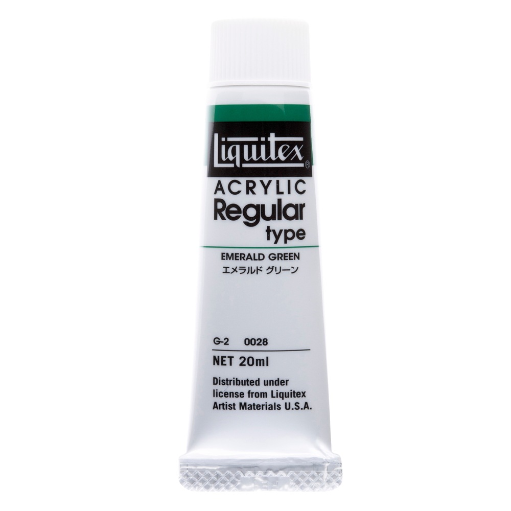 [3本セット] リキテックス レギュラー 6号(20ml) 028 エメラルドグリーン アクリル絵具 Liquitex (15101028)