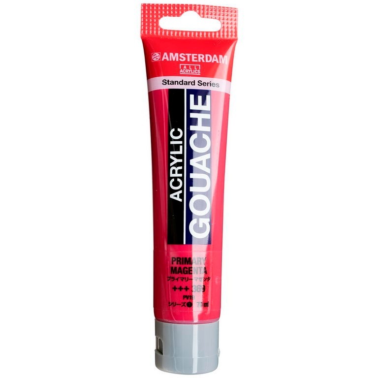 アムステルダム アクリリックガッシュ 70ml #369 プライマリーマゼンタ