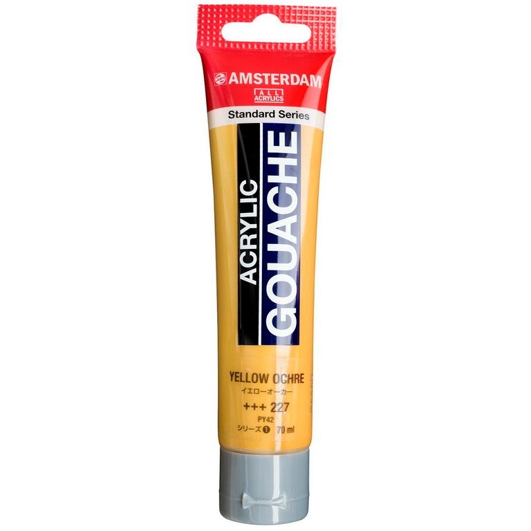 アムステルダム アクリリックガッシュ 70ml #227 イエローオーカー
