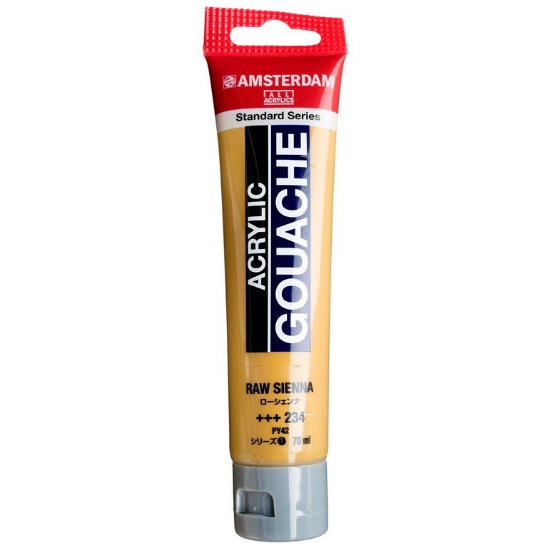 アムステルダム アクリリックガッシュ 70ml #234 ローシェンナ