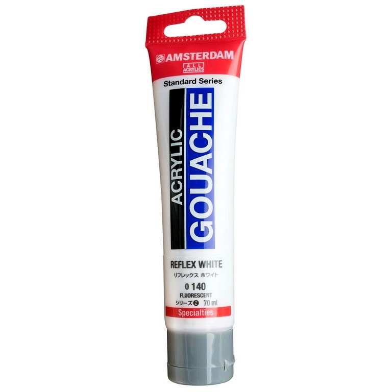 アムステルダム アクリリックガッシュ 70ml #140 リフレックス ホワイト