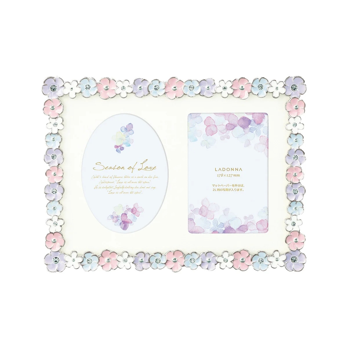 ラドンナ フォトフレーム(ブライダル) BJ13-2L 2L判