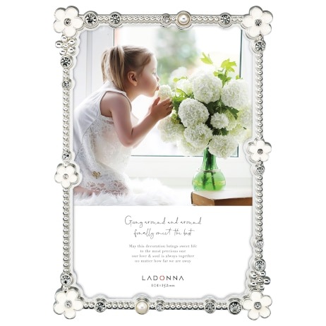 ラドンナ フォトフレーム(ブライダル) BJ35-P-WH ポストカード判
