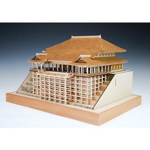 新品 木製建築模型1/150 清水寺 ウッディジョー木製建築模型1/150清水寺 | アークオアシス オンライン本店