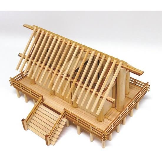 ウッディジョー木製建築模型1/150神明造り神社 | アークオアシス