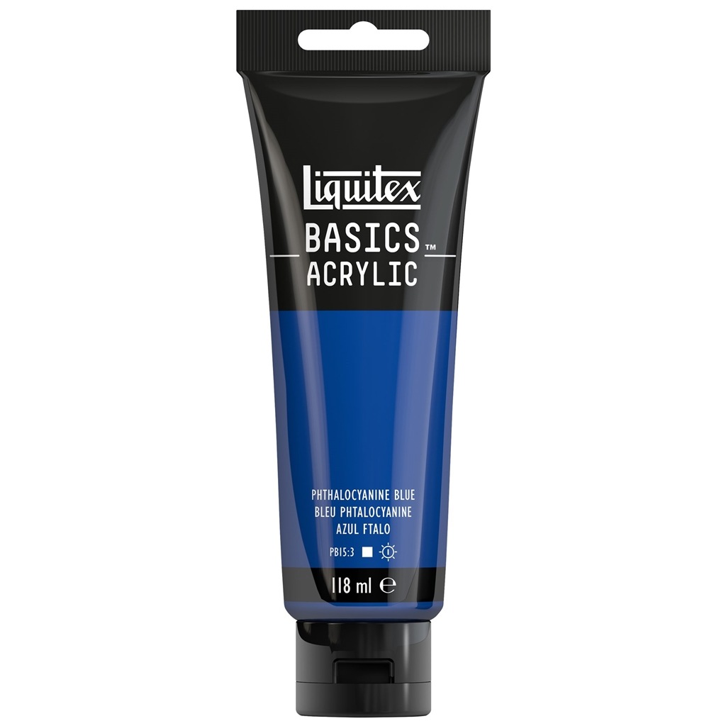 リキテックス ベーシックス 118mL 316(042) フタロシアニン ブルー (16005316) Liquitex BASICS アクリル絵具