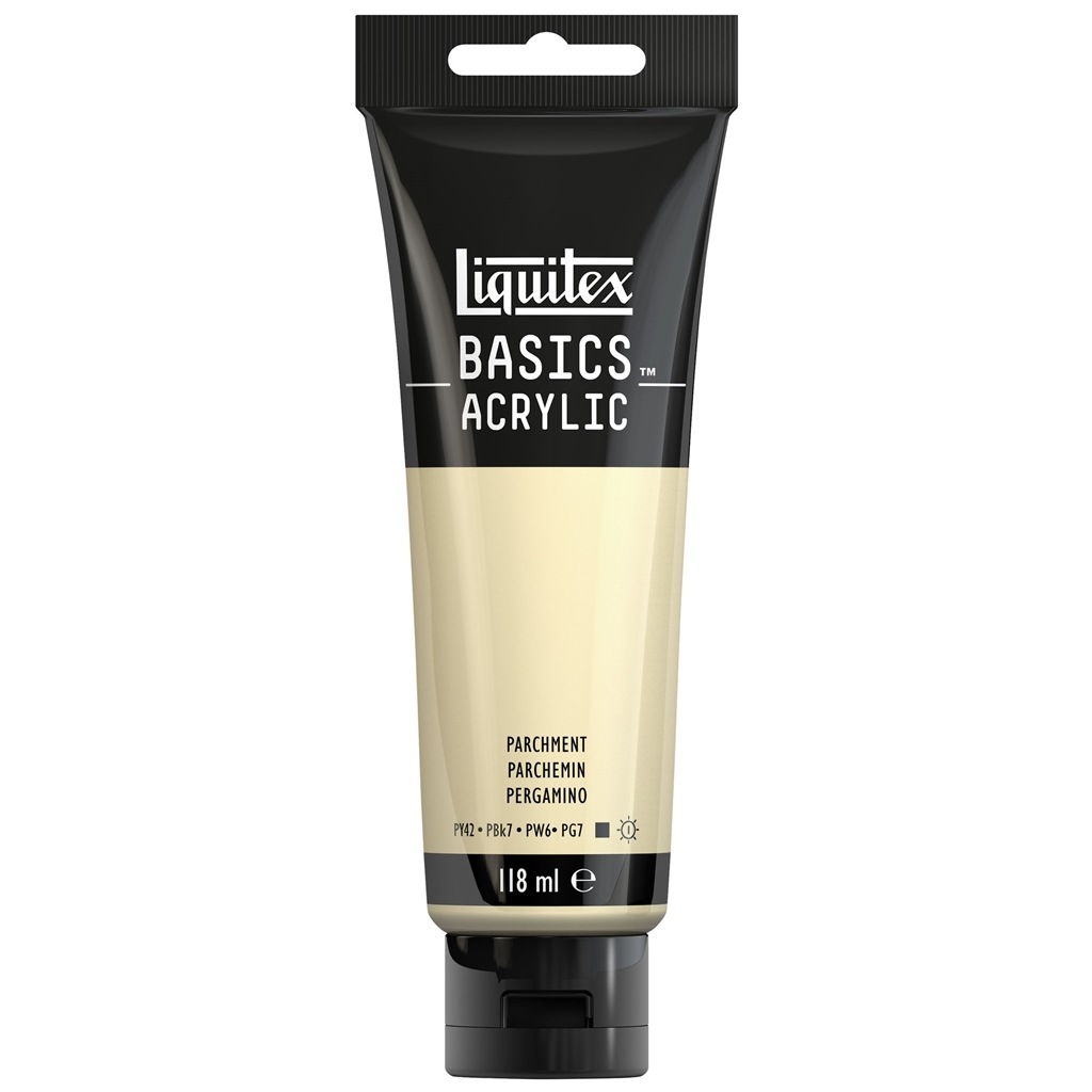 リキテックス ベーシックス 118mL 436(075) パーチメント (16005436) Liquitex BASICS アクリル絵具
