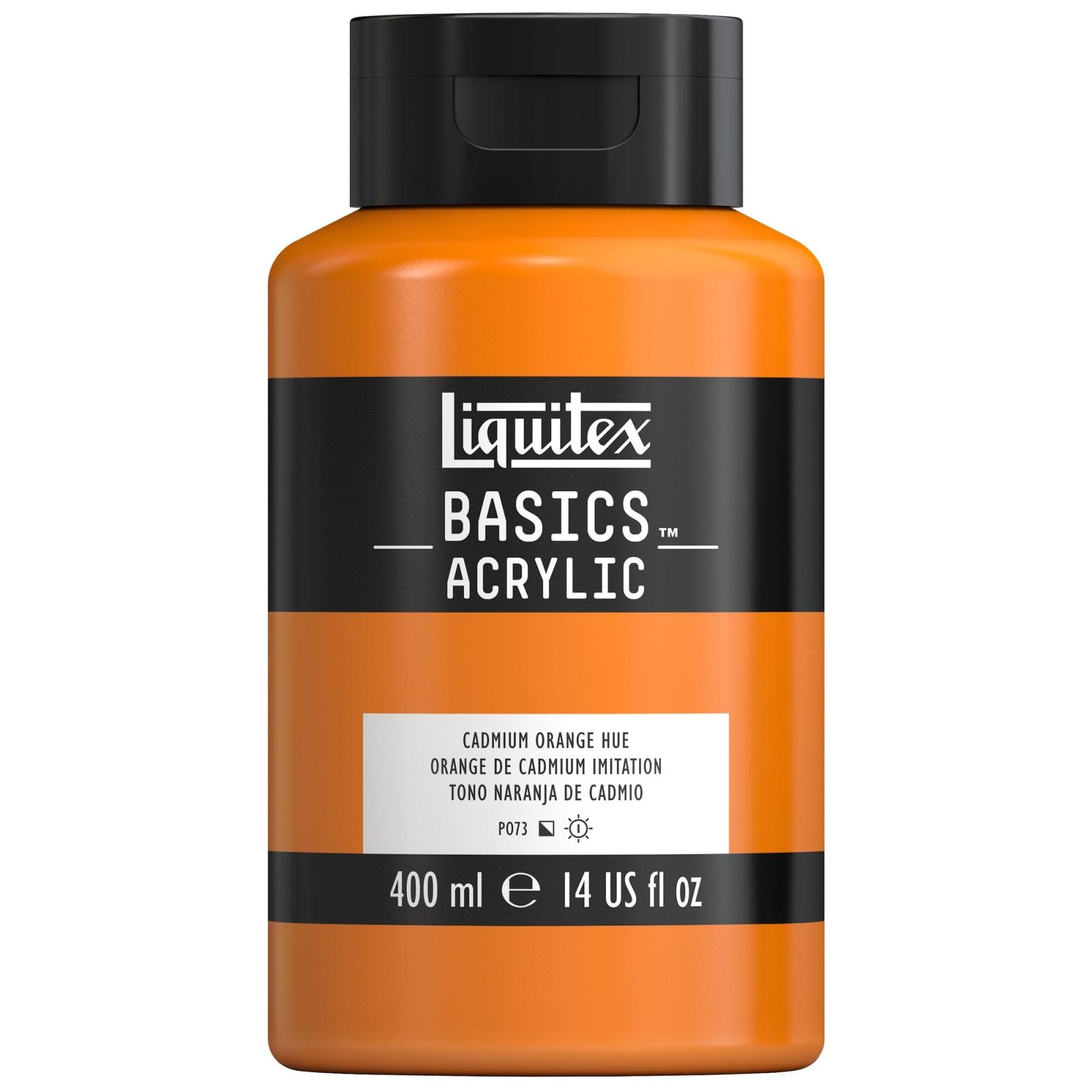 リキテックス ベーシックス 400mL 720(015) カドミウム オレンジ ヒュー (16006720) Liquitex BASICS アクリル絵具