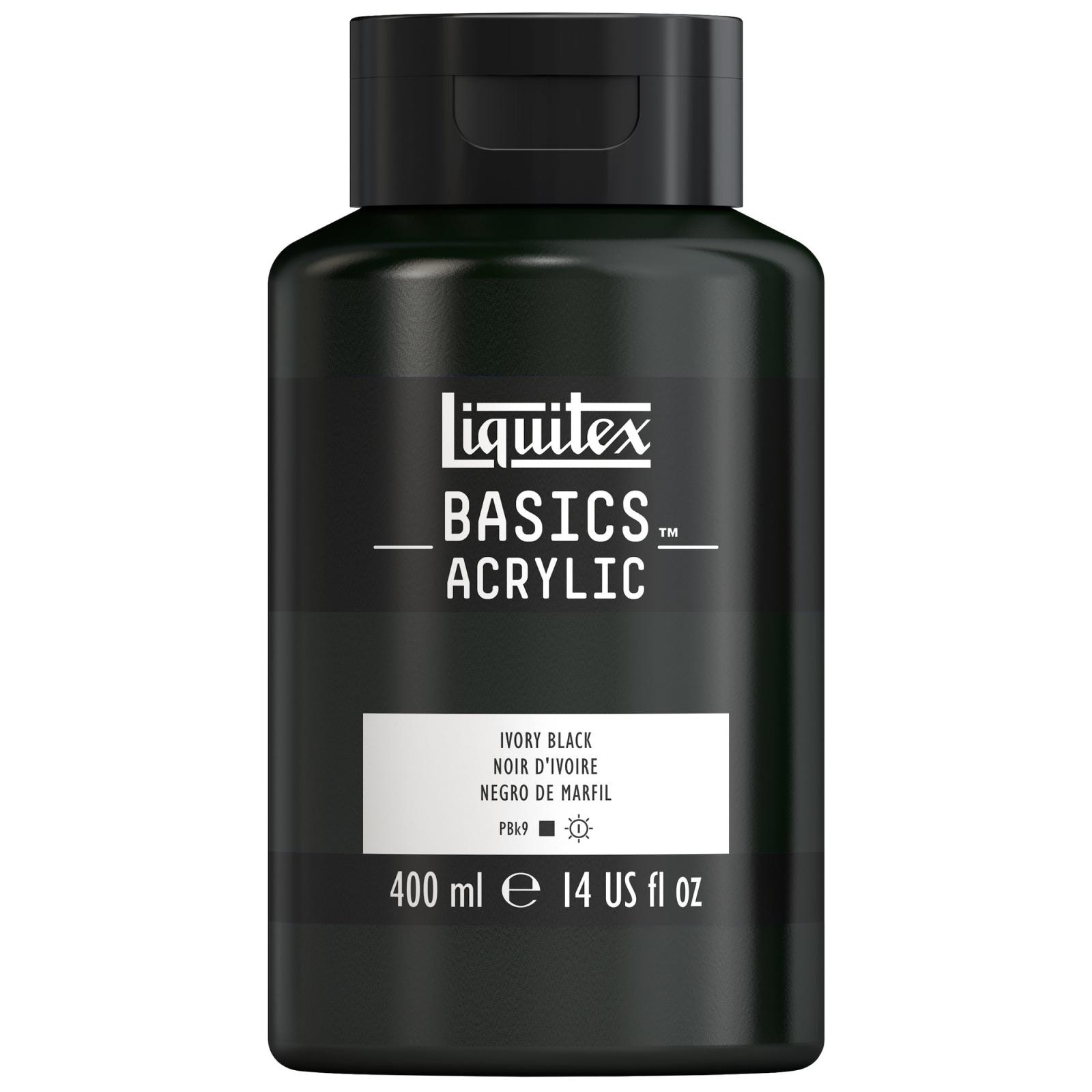 リキテックス ベーシックス 400mL 244(056) アイボリー ブラック (16006244) Liquitex BASICS アクリル絵具