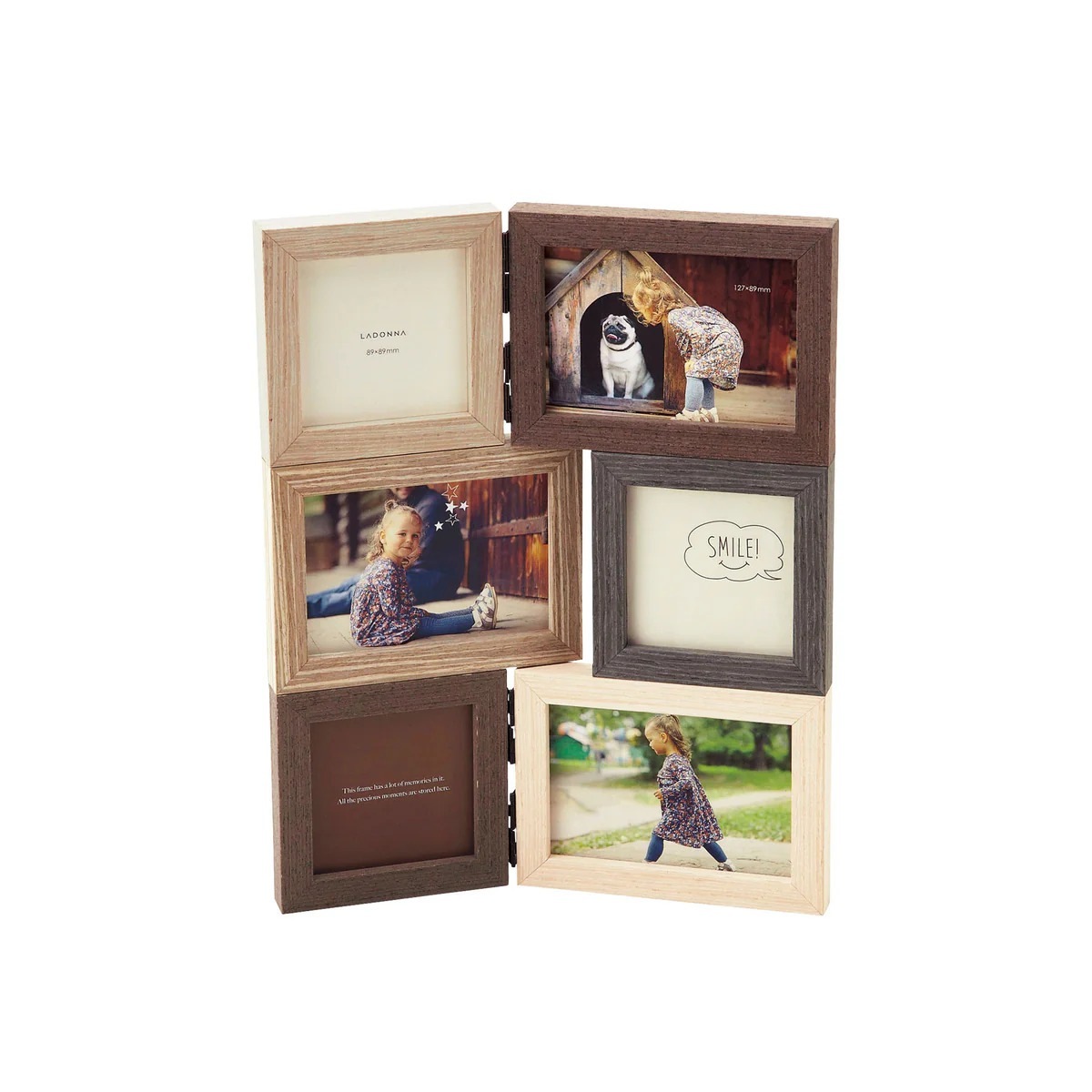 ラドンナ フォトフレーム(リビング) DF79-60 L判×3、スクエアサイズ×3