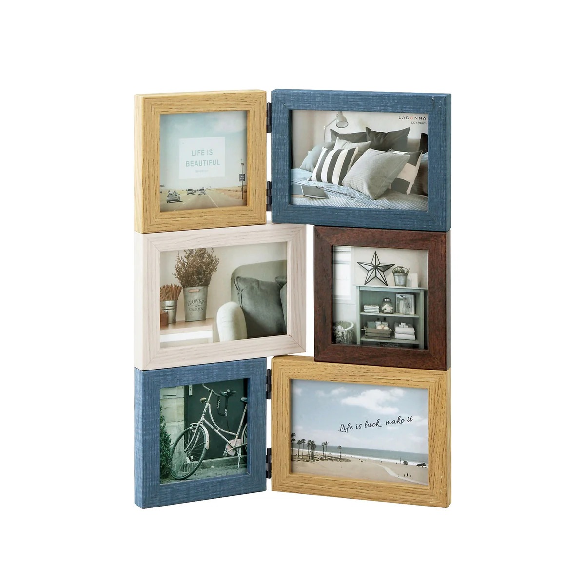 ラドンナ フォトフレーム(リビング) DF81-60 L判×3、スクエアサイズ×3