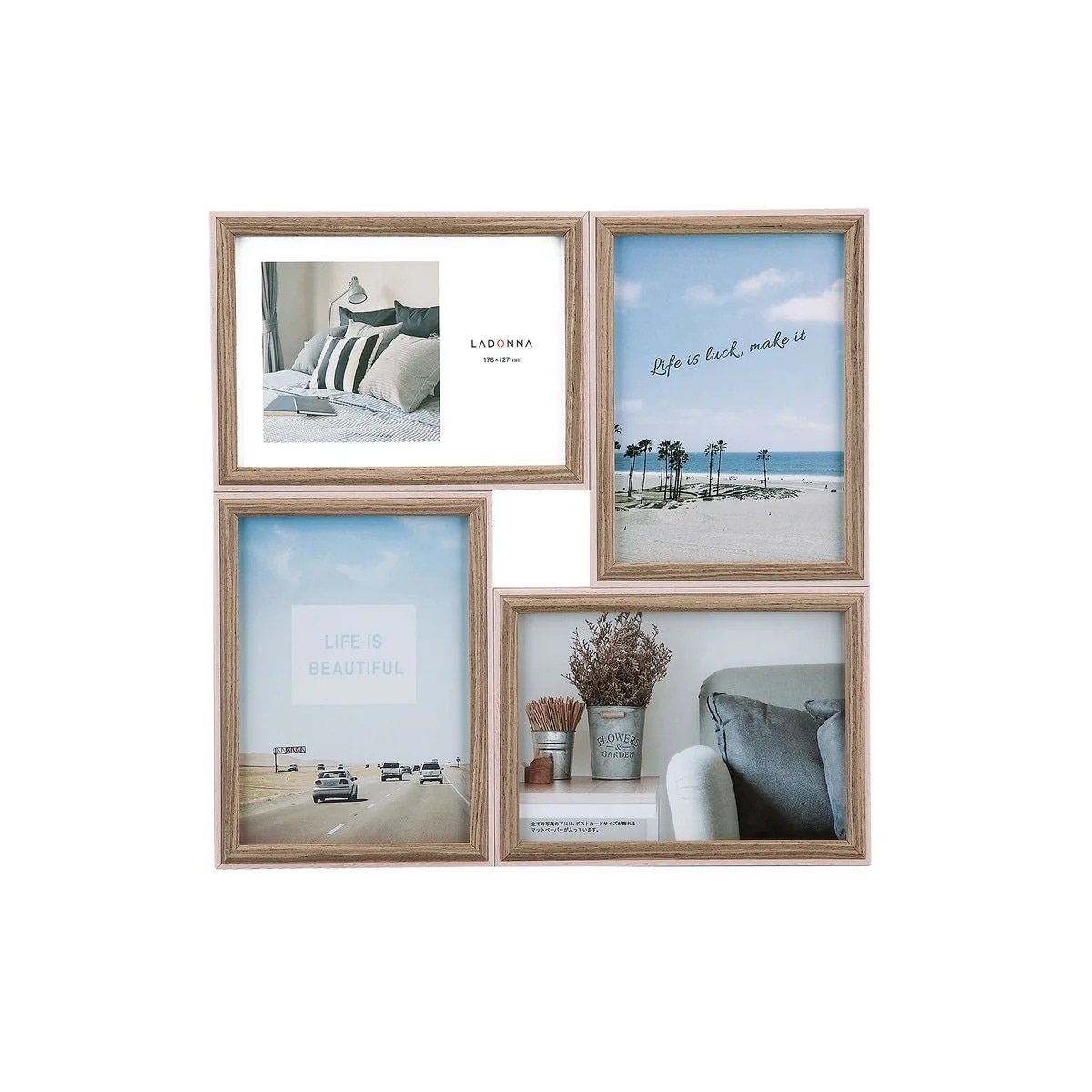 ラドンナ フォトフレーム(リビング) DF85-2L-40-IV 2L判×4