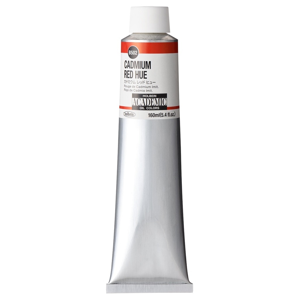 ホルベイン アカデミック 160ml B502 カドミウム レッド ヒュー (001502) 習作用油絵具 ACADEMIC