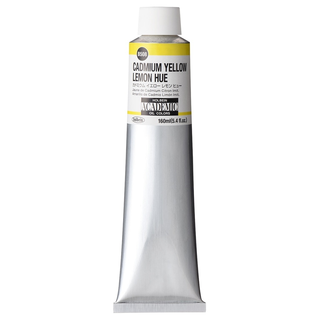 ホルベイン アカデミック 160ml B508 カドミウム イエロー レモン ヒュー (001508) 習作用油絵具 ACADEMIC