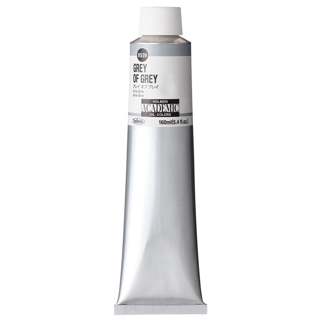 ホルベイン アカデミック 160ml B539 グレイ オブ グレイ (001539) 習作用油絵具 ACADEMIC