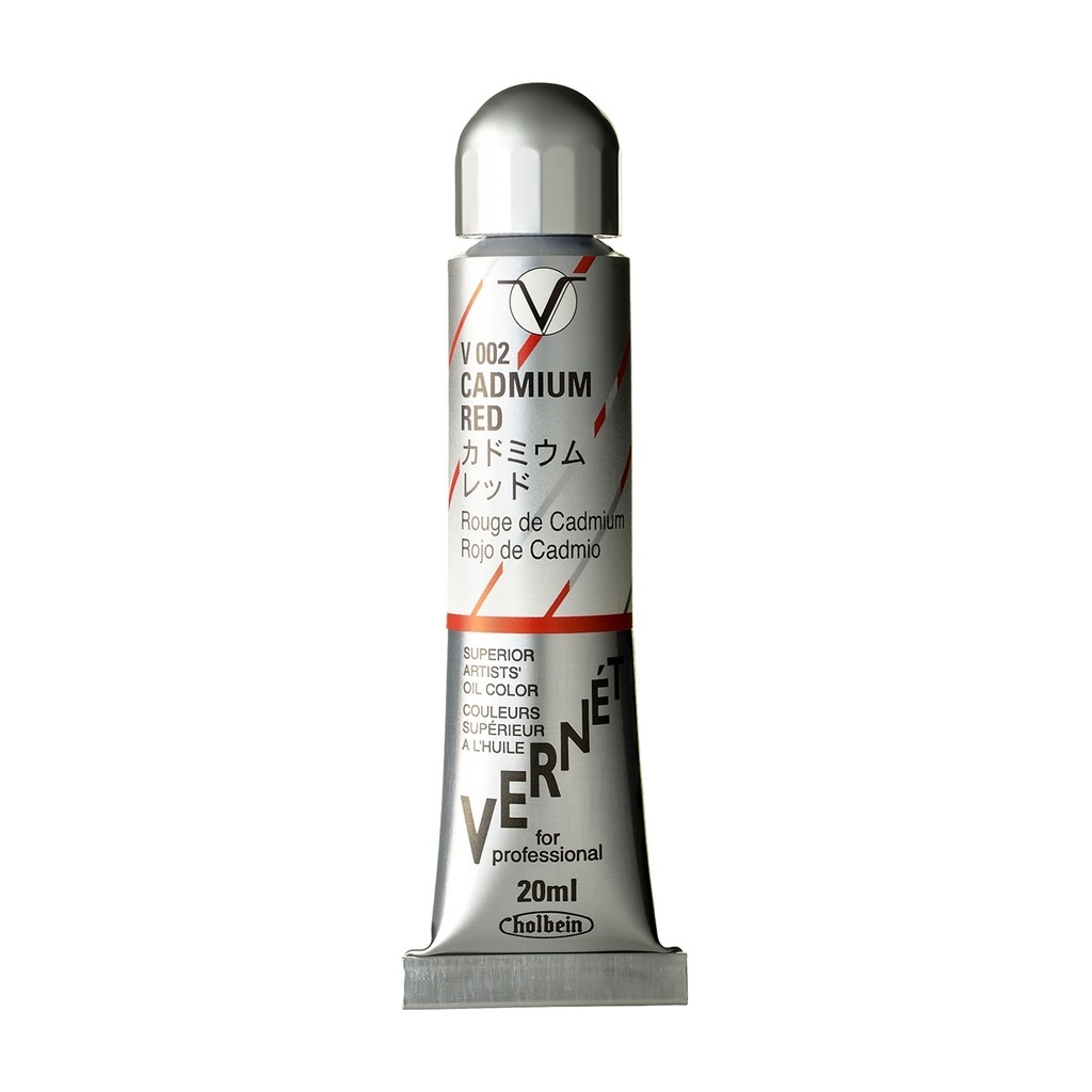 ホルベイン ヴェルネ 20ml V002 カドミウム レッド (011002) 高品位油絵具