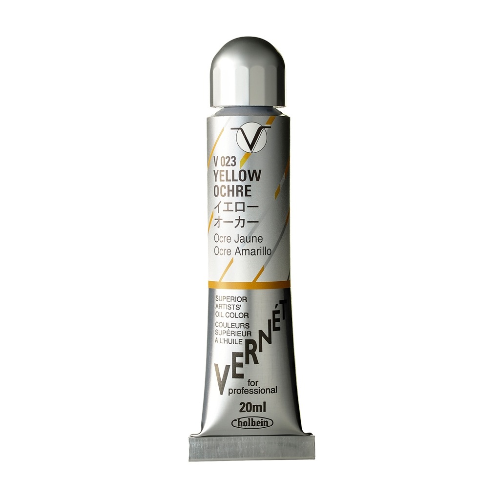 ホルベイン ヴェルネ 20ml V023 イエロー オーカー (011023) 高品位油絵具