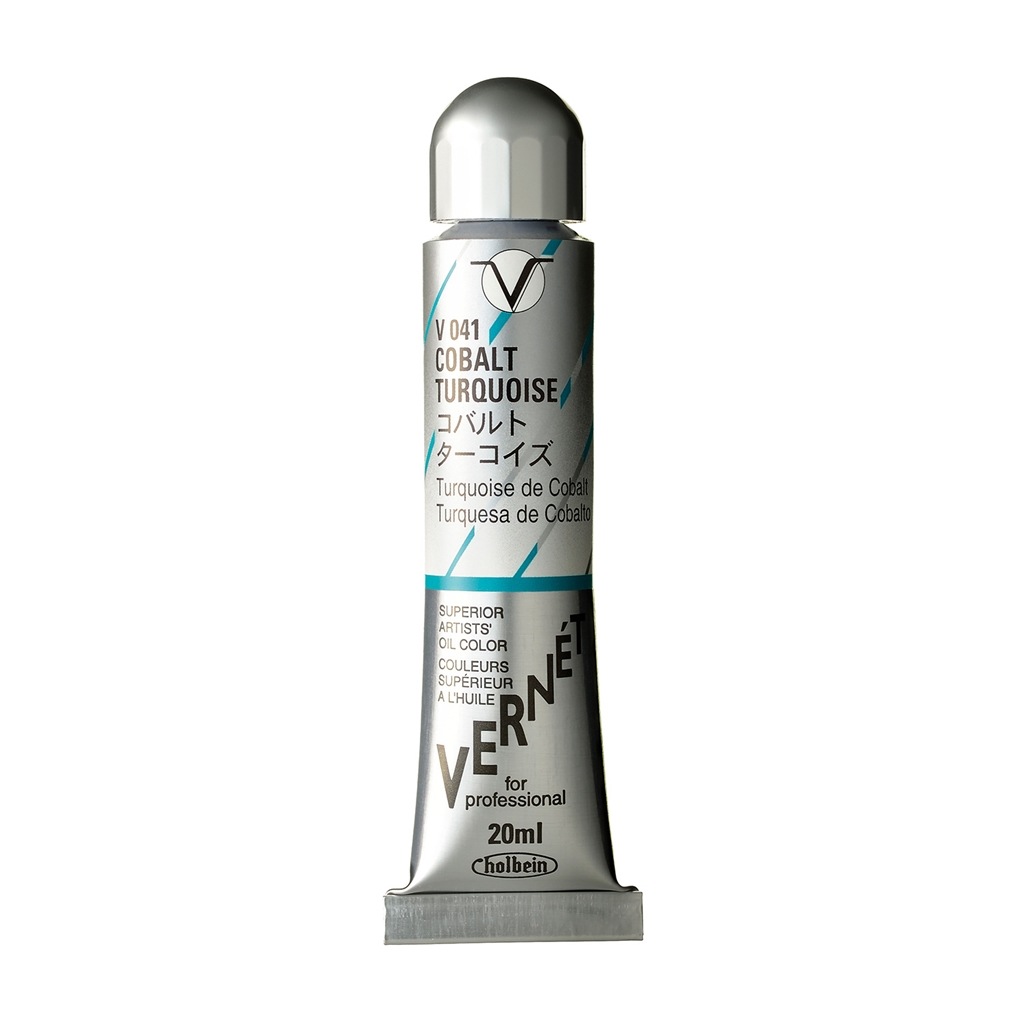 ホルベイン ヴェルネ 20ml V041 コバルト ターコイズ (011041) 高品位油絵具