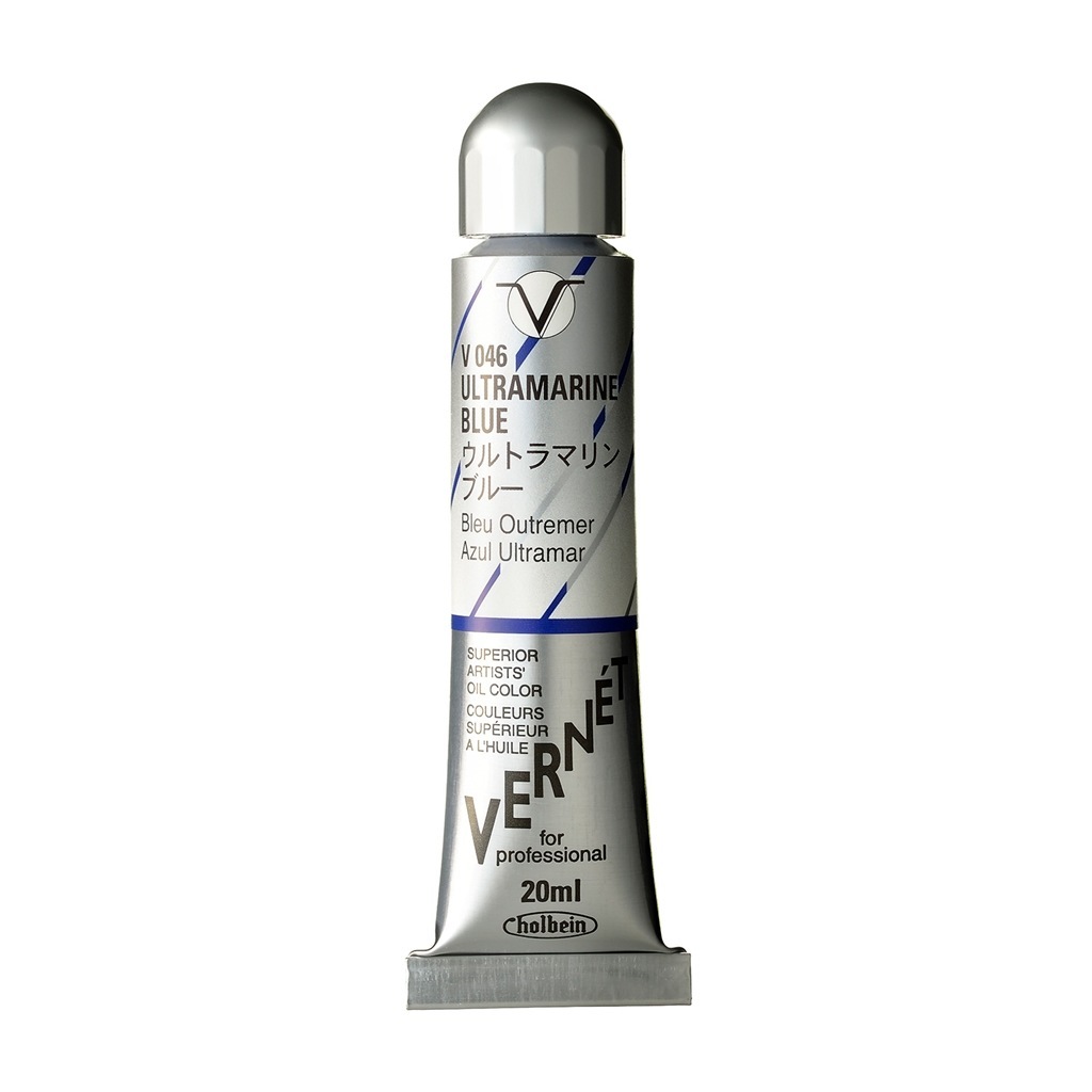 ホルベイン ヴェルネ 20ml V046 ウルトラマリンブルー (011046) 高品位油絵具