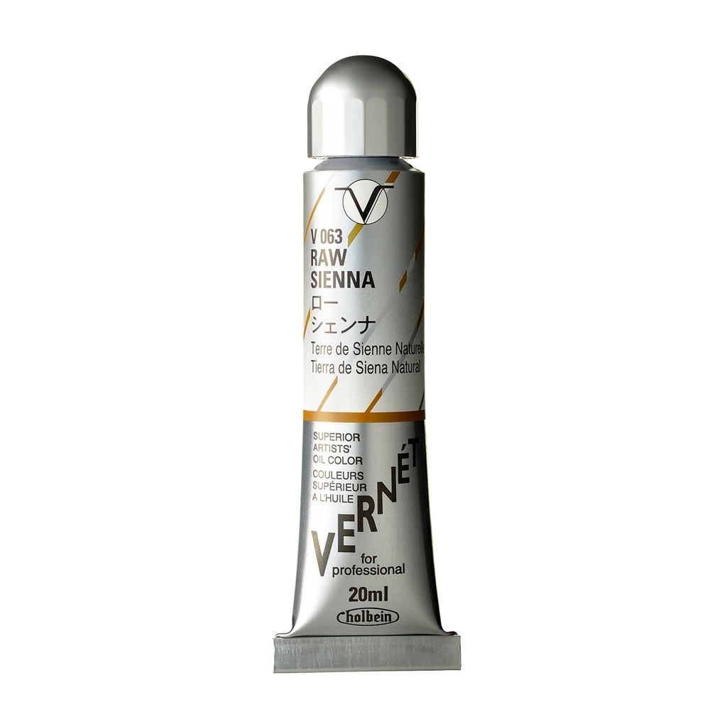 ホルベイン ヴェルネ 20ml V063 ロー シェンナ (011063) 高品位油絵具