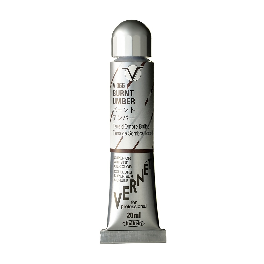 ホルベイン ヴェルネ 20ml V066 バーント アンバー (011066) 高品位油絵具