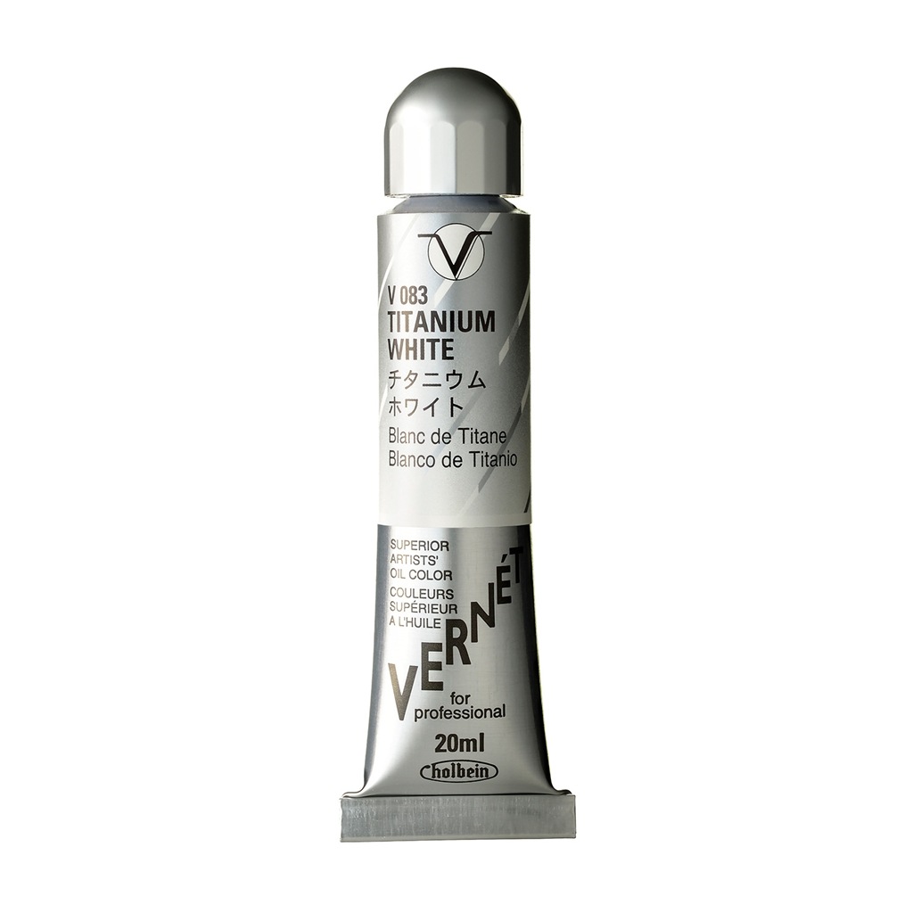 ホルベイン ヴェルネ 20ml V083 チタニウム ホワイト (011083) 高品位油絵具