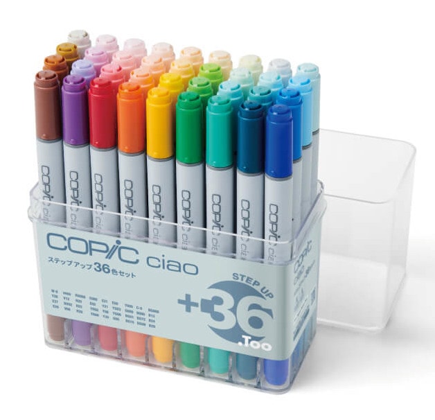 コピック チャオ ステップアップ36 色セット (12503106) 