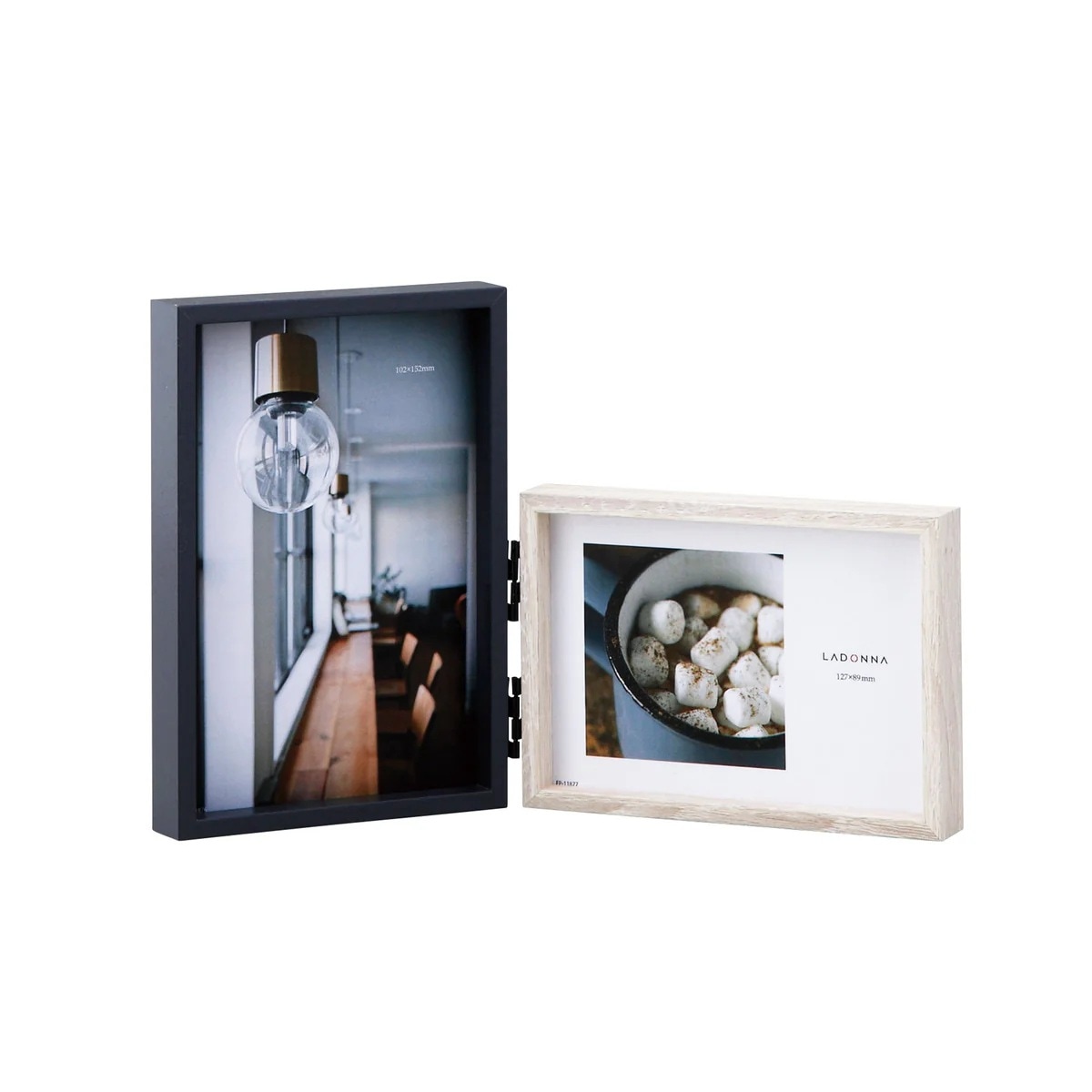 ラドンナ フォトフレーム(リビング) DF99-LPD-GY L判、ポストカード判