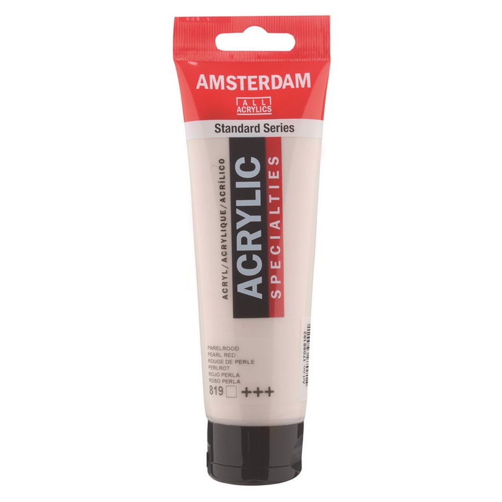 アムステルダム アクリリックカラー 120ml #819 パールレッド