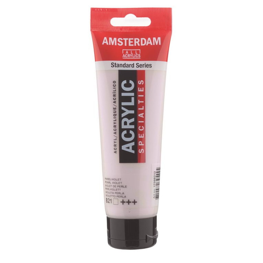 アムステルダム アクリリックカラー 120ml #821 パールバイオレット