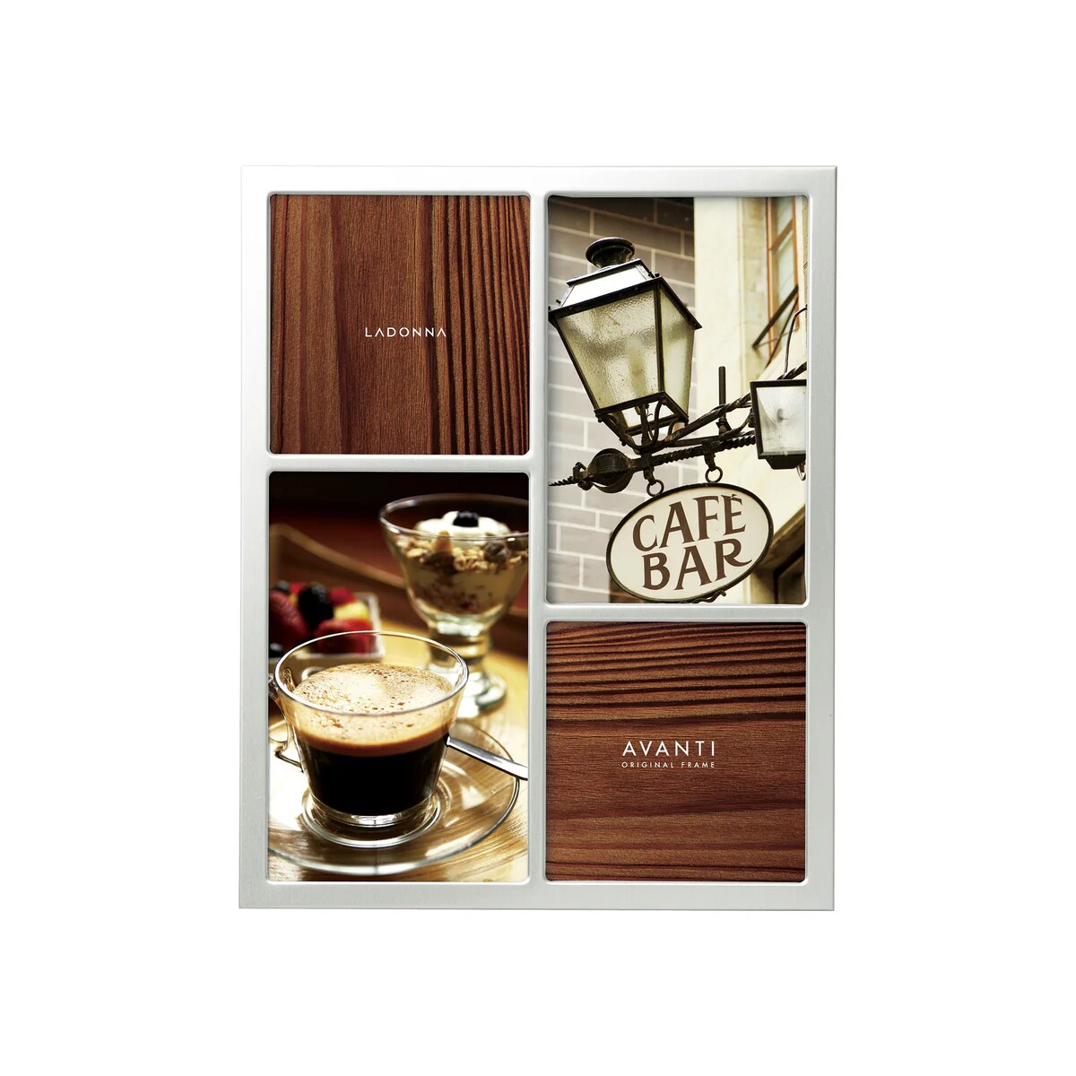 ラドンナ フォトフレーム(リビング) MA56-40-SV ポストカード判×2、ミニサイズ×2