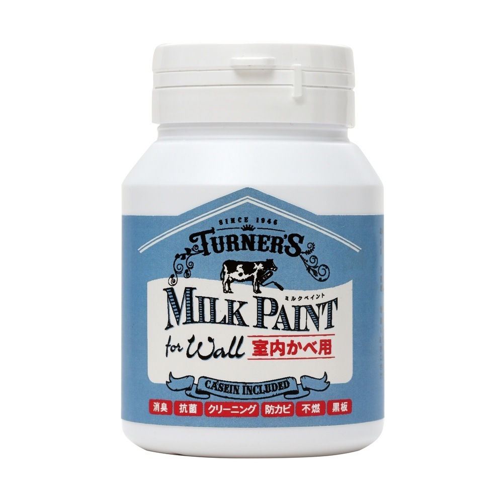 (3本セット) ターナー色彩 ミルクペイントforウォール（室内かべ用）スノードロップ 200ML  (MW200501)