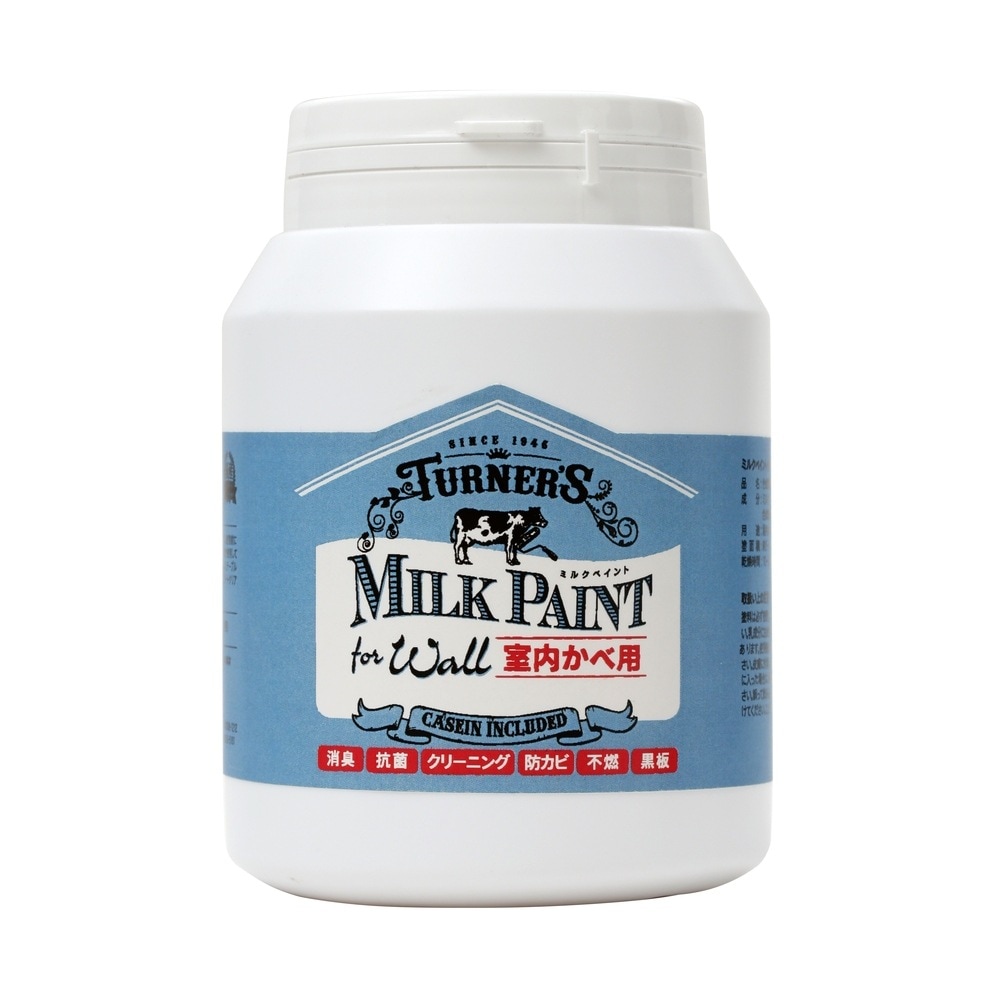 (3本セット) ターナー色彩 ミルクペイントforウォール（室内かべ用）スノードロップ 450ML  (MW450501)