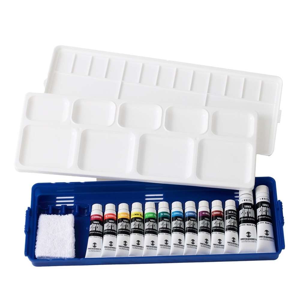 ターナー色彩 ポスターカラー  11ML 13色クリエイトセットＡ (PC13CRA)