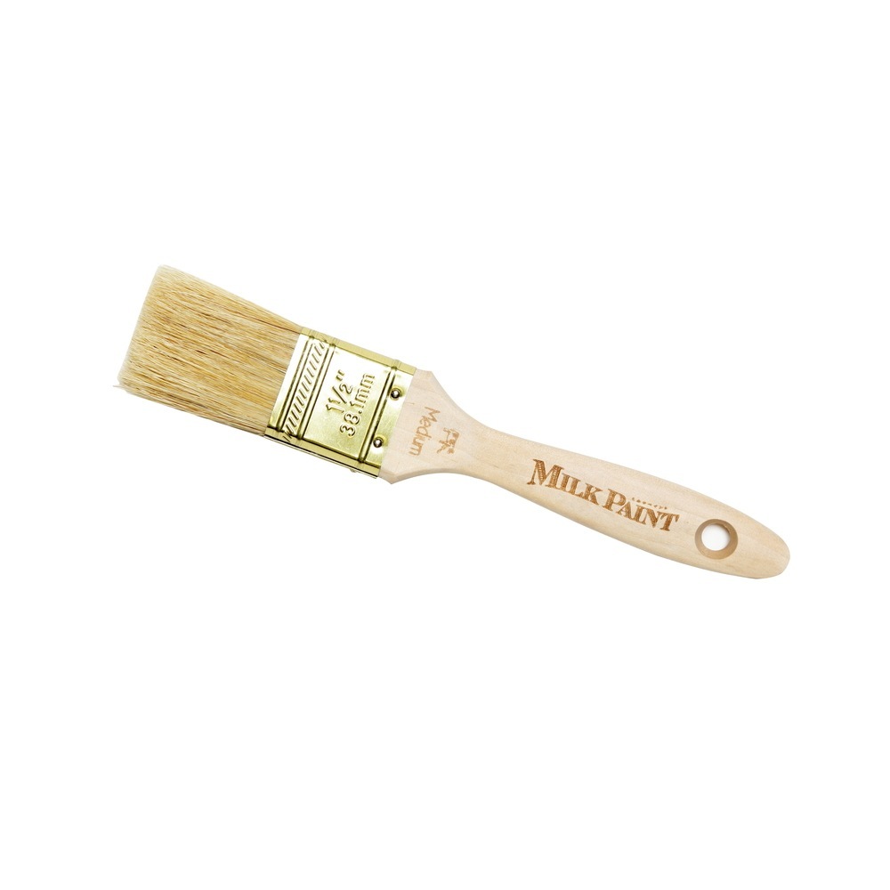 ターナー色彩 ミルクペイントブラシ M  豚毛ＭＥＤ Ｍ (MKM0MBR)