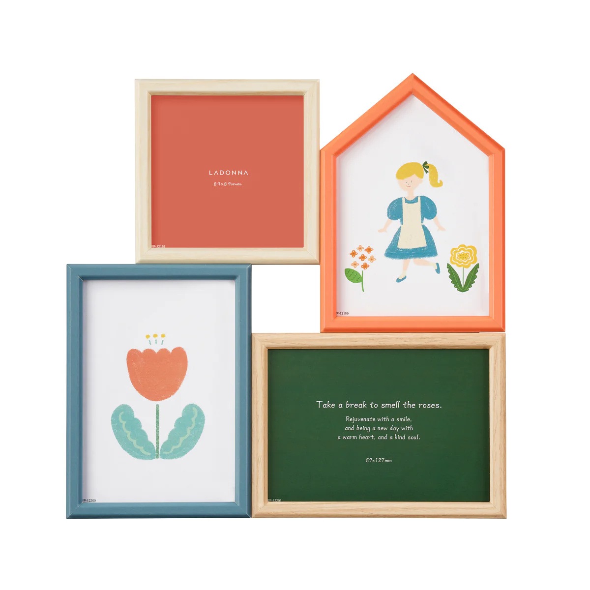 ラドンナ フォトフレーム(リビング) SF22-40 スクエアサイズ、L判×2