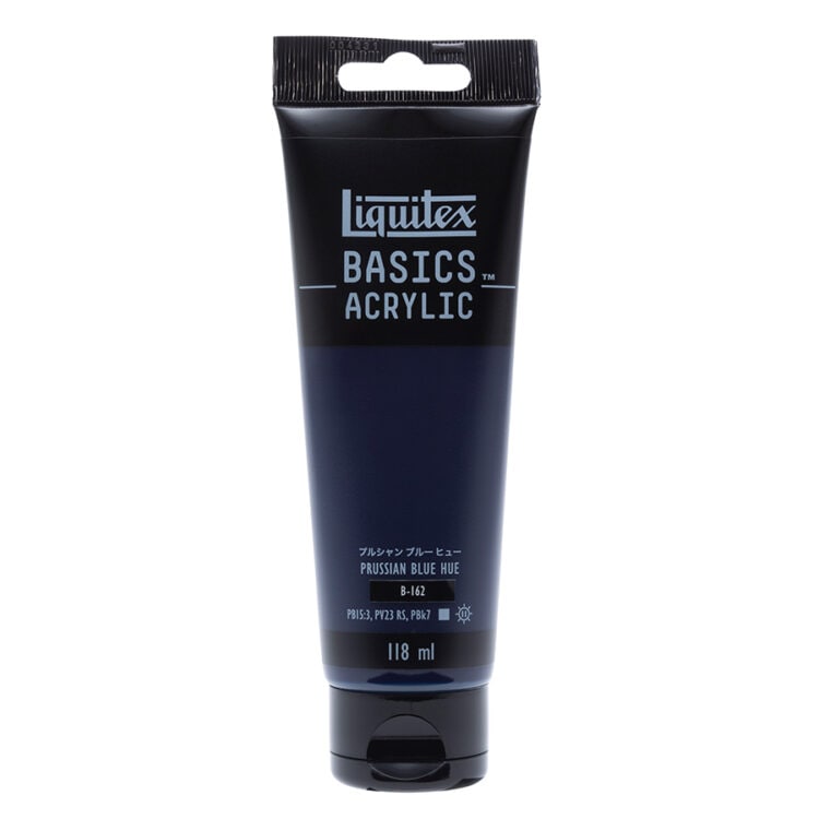リキテックス ベーシックス 118mL 320(162) プルシャン ブルー ヒュー (16005320) Liquitex BASICS アクリル絵具