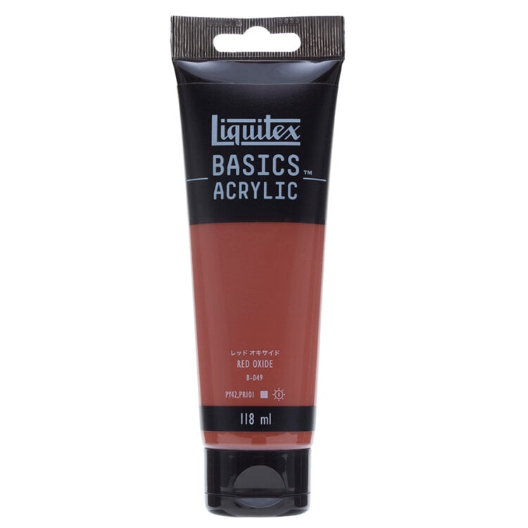 リキテックス ベーシックス 118mL 335(049) レッド オキサイド (16005335) Liquitex BASICS アクリル絵具