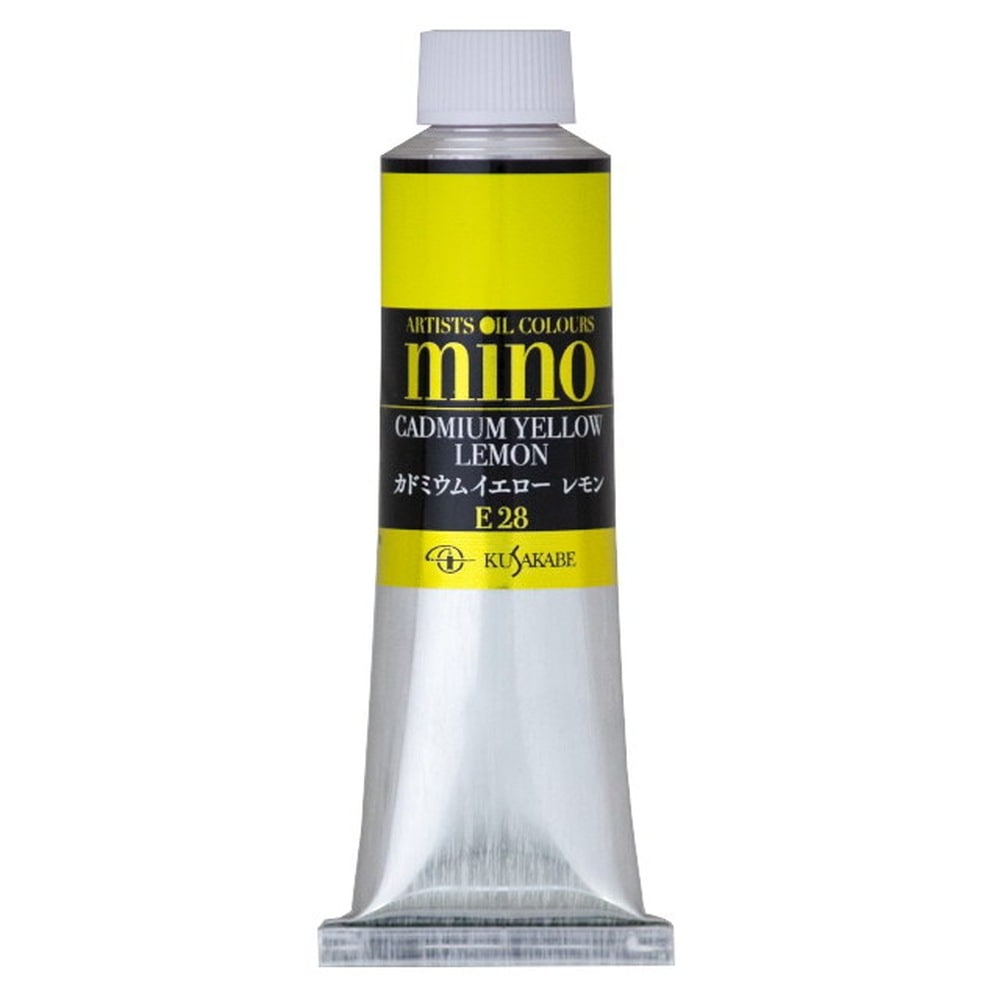 クサカベ ミノー油絵具 28 カドミウムイエローレモン 40ml 9号