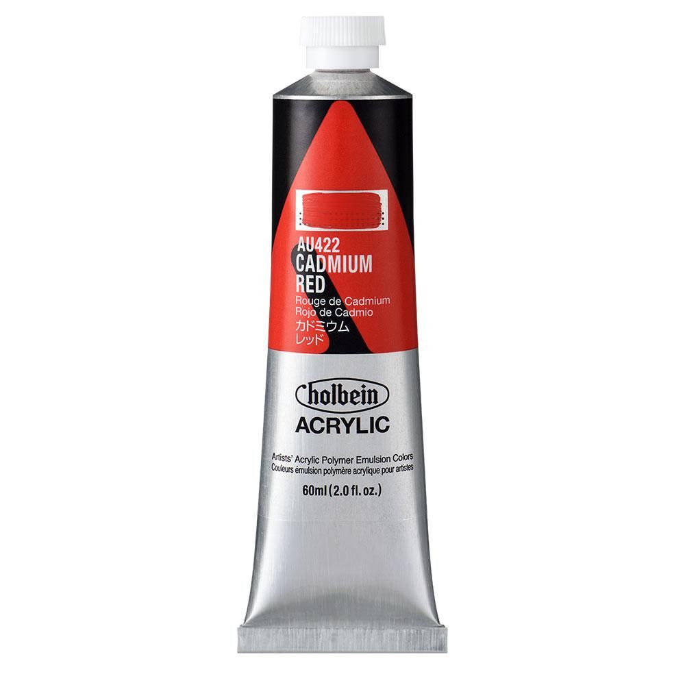 (3本セット) ホルベイン アクリリックカラー [ヘビーボディ] 60ml AU422 カドミウム レッド