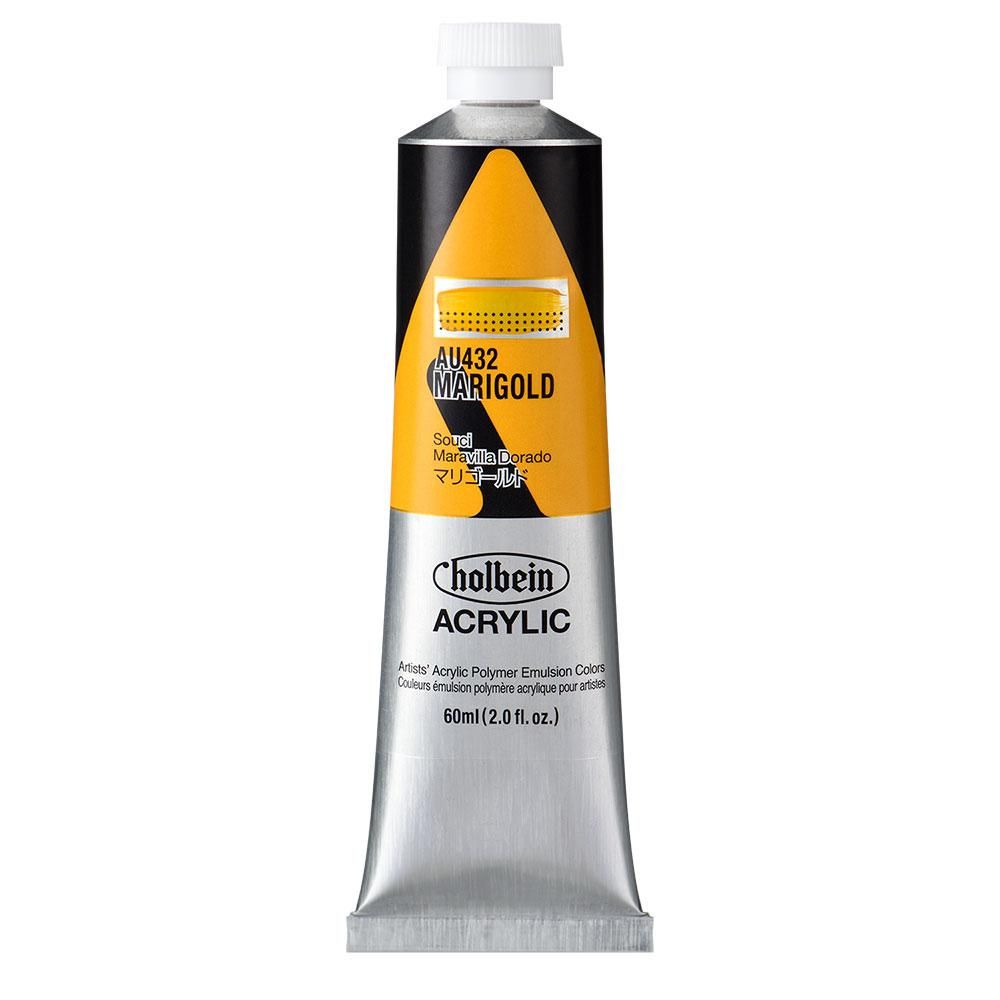 (3本セット) ホルベイン アクリリックカラー [ヘビーボディ] 60ml AU432 マリゴールド